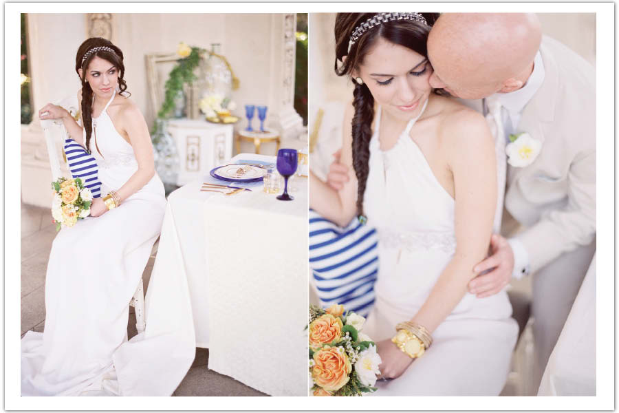 Allyson Simone Halter Wedding Dress