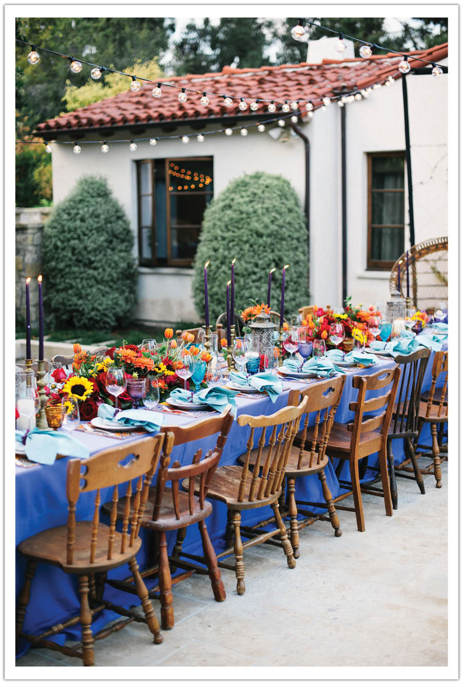 Spanish Tablescape Rancho Santa Fe Birthday Alchemy Fine Events