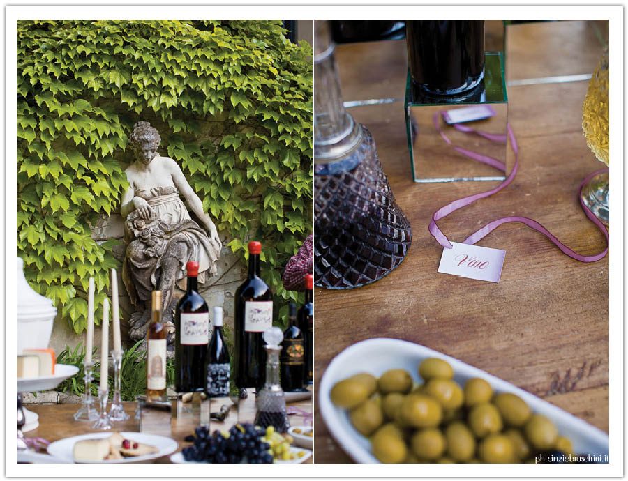 wine bar wedding in tuscany