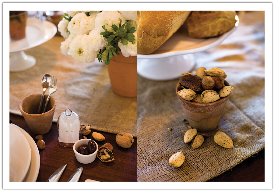 Rustic Bistro Table Place Setting