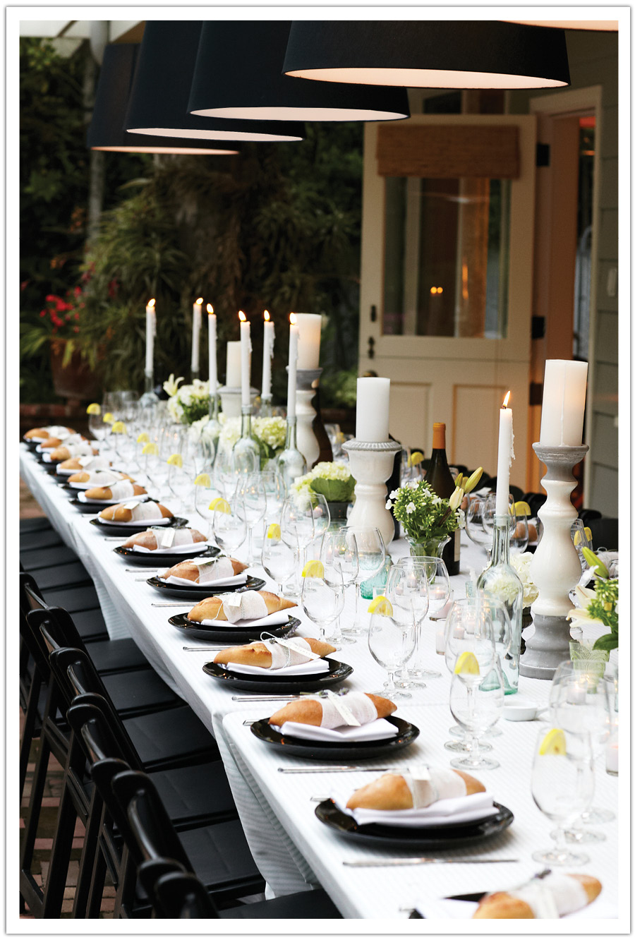 french bistro tablescape 