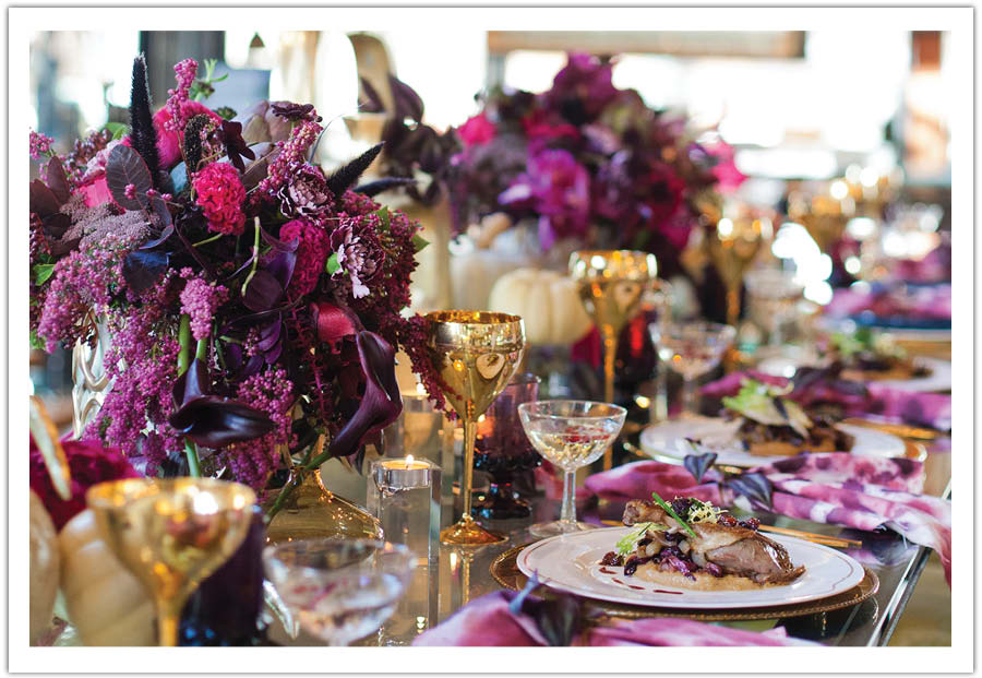 Modern Glam Thanksgiving Decor Alchemy Fine Events (1)