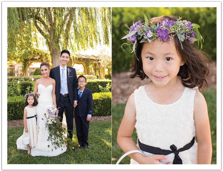 floral head wreath wedding